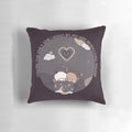Panda bear pillow with Bubu Dudu design, perfect for cuddling and comfort.