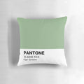 Pantone Fair Green pillow, a trendy and aesthetic home decor accent for the 2022 color palette.