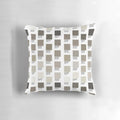 Pantone inspired beige neutral decorative throw pillow