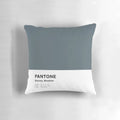 A simple, solid grey pantone pillow with a modern, minimalist design.