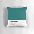 Pantone Teal Green Decorative Pillow for Stylish Home Decor