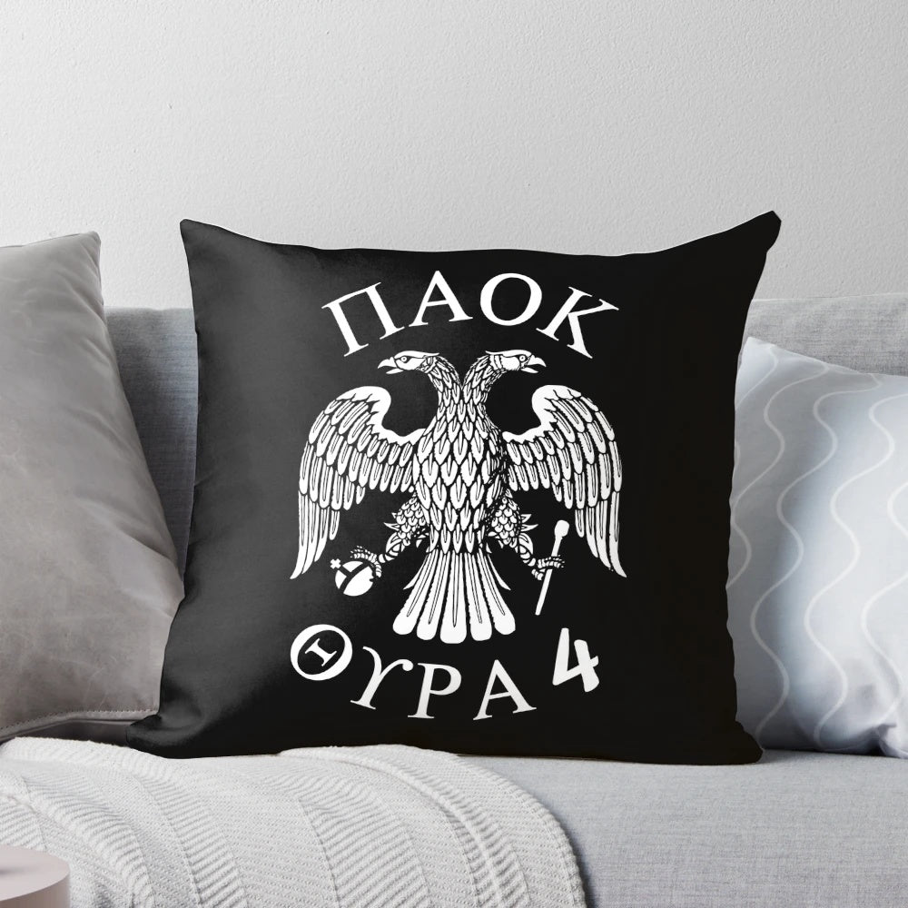 PAOK Pillow with the team logo and colors