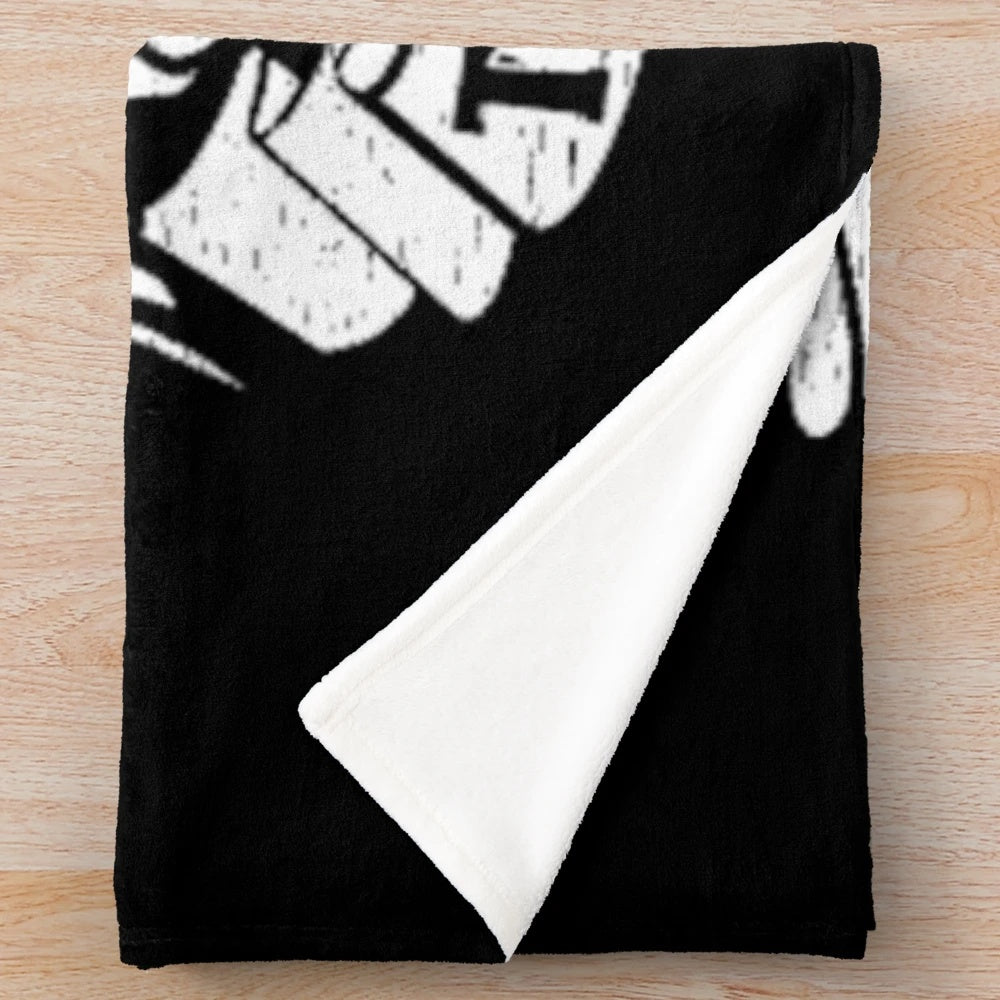 Mono PAOK Plush Blanket featuring the team's logo and colors