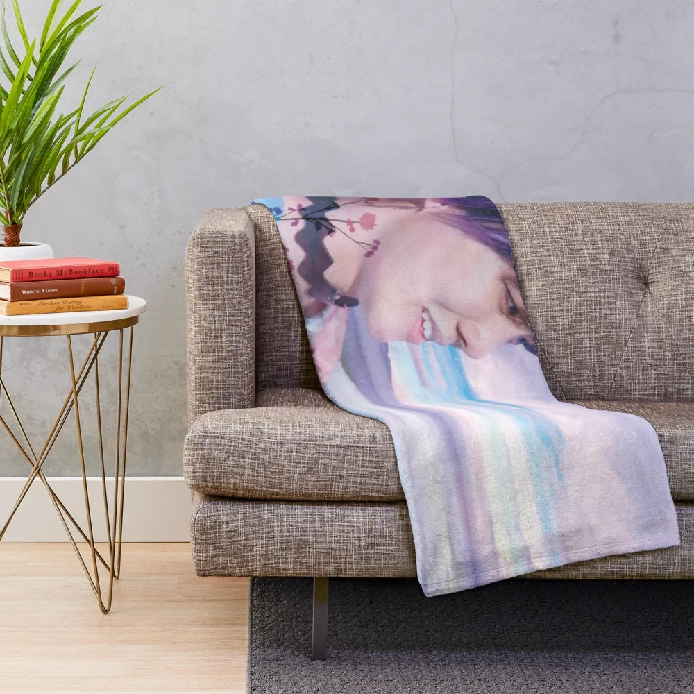 Paradise Plush Blanket with J-Hope Inspired Design