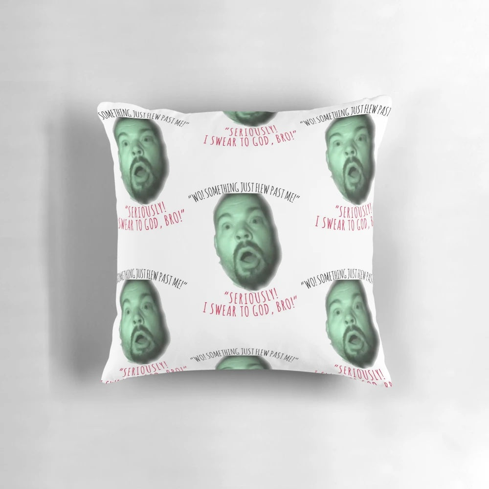 Pillow featuring Ghost Adventures host Aaron Goodwin