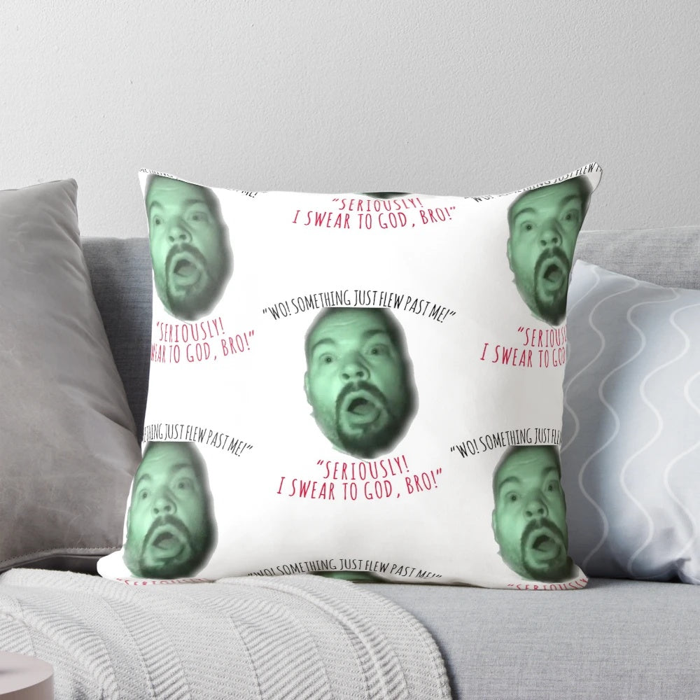 Pillow featuring Ghost Adventures host Aaron Goodwin