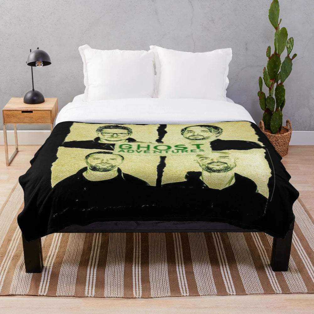 Ghost Adventures Crew Paranormal Plush Blanket