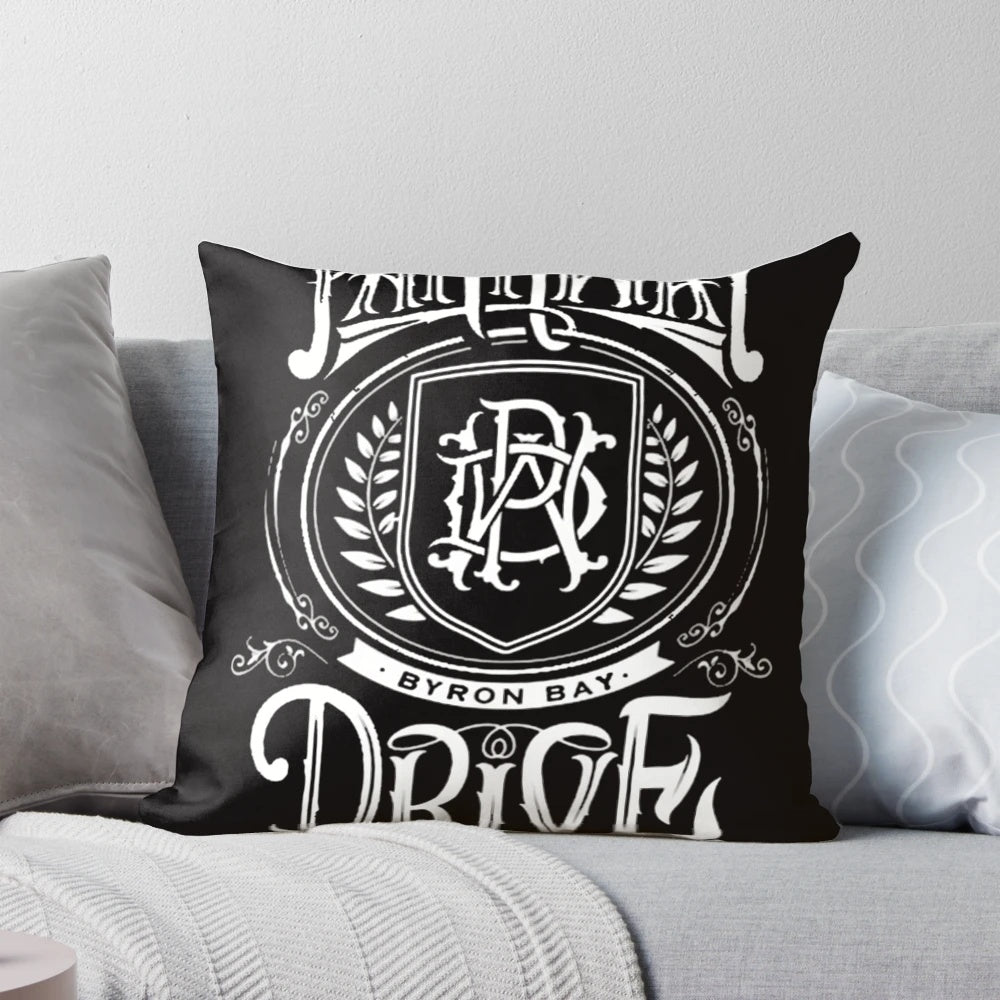 Parkway Drive band inspired throw pillow with retro 70s progressive rock design
