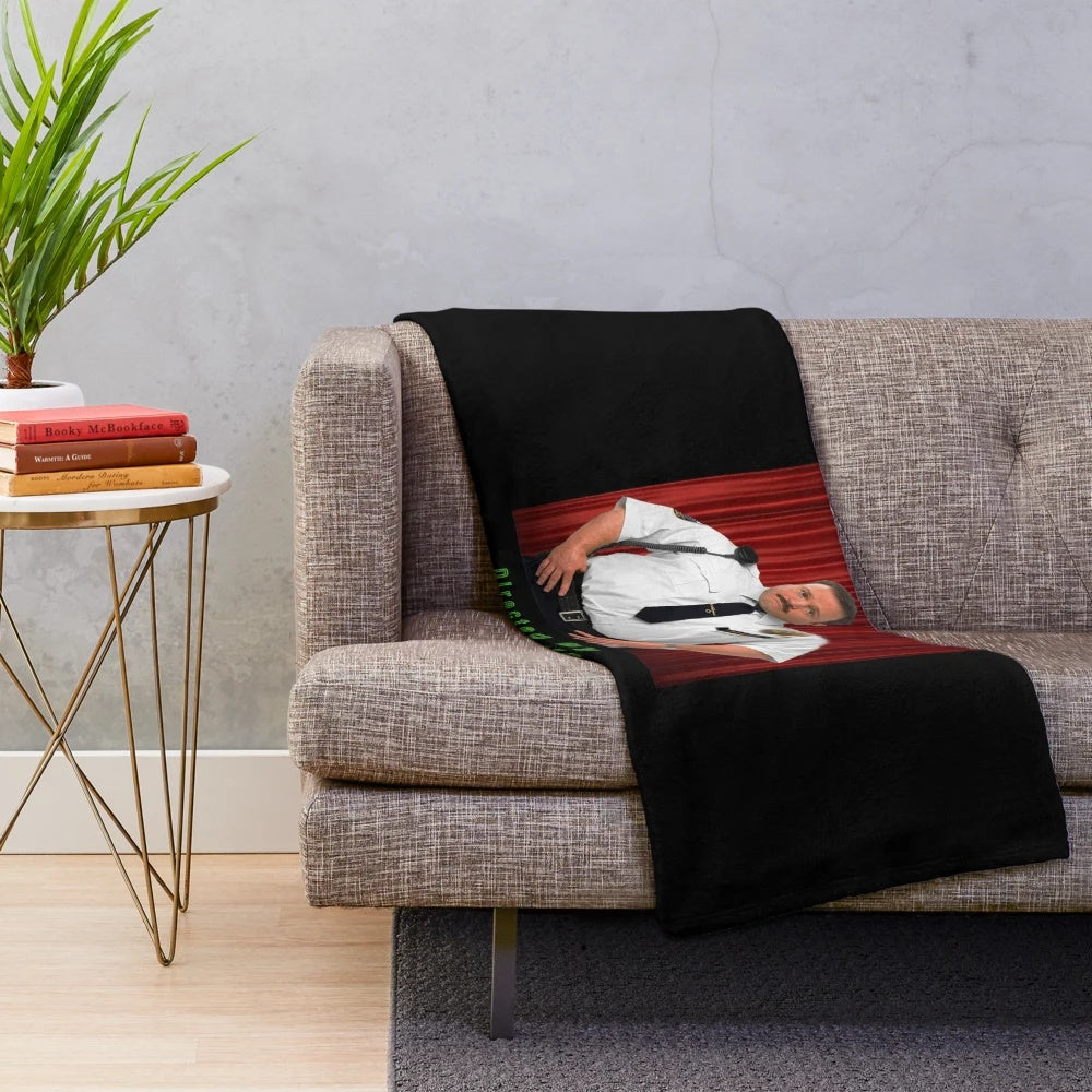 Soft and cozy plush blanket inspired by the "Blart: Directed by Lynch" meme
