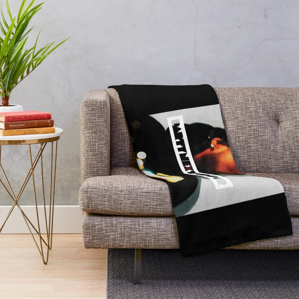 Partynextdoor album cover inspired plush blanket for music fans