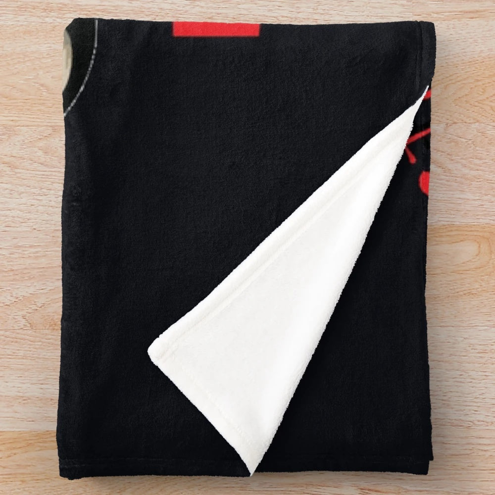 Ducati racing-inspired plush blanket