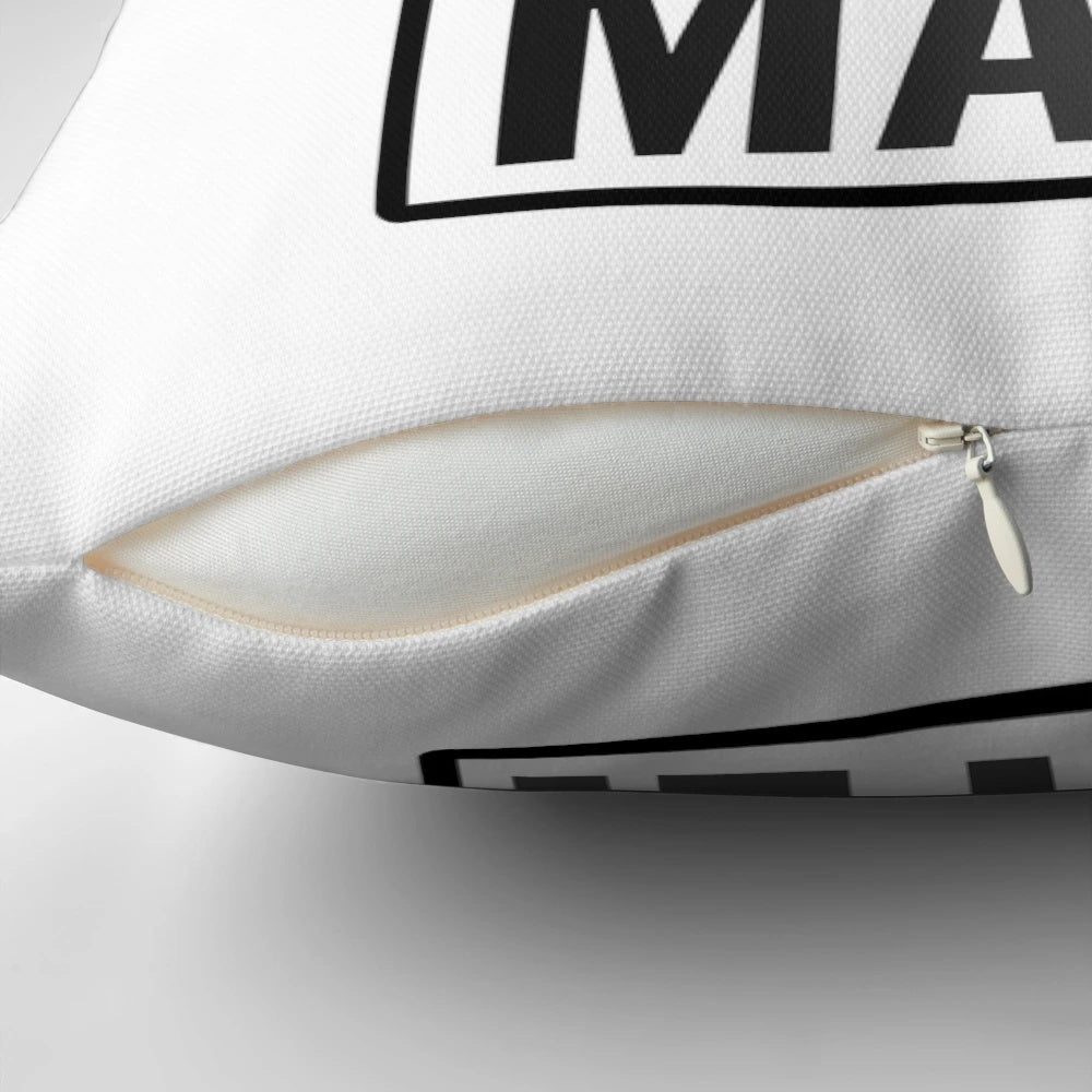 Decorative pillow featuring the likeness of Ange Postecoglou, a beloved figure in Australian and international football.
