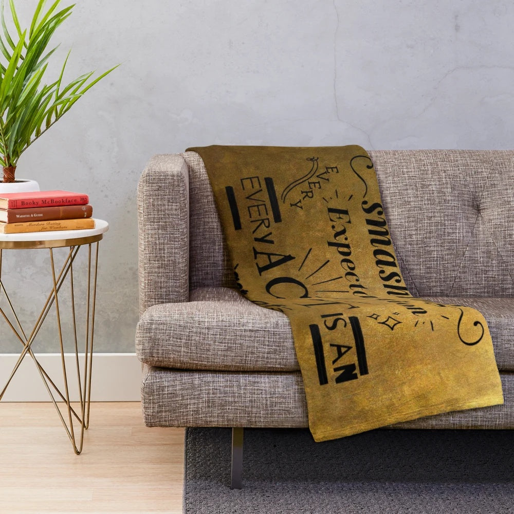 Cozy Plush Blanket Inspired by the Musical Hamilton