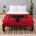 Albania flag plush blanket