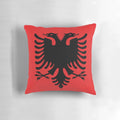 Soft, comfortable pillow featuring the vibrant and iconic flag of Albania.