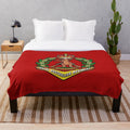 Patriotic Australian military inspired plush blanket
