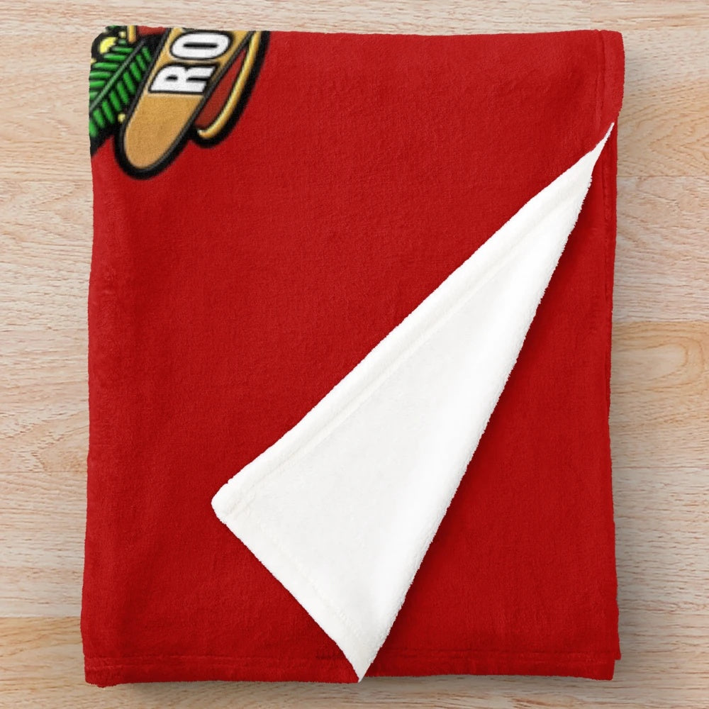 Patriotic Australian military inspired plush blanket
