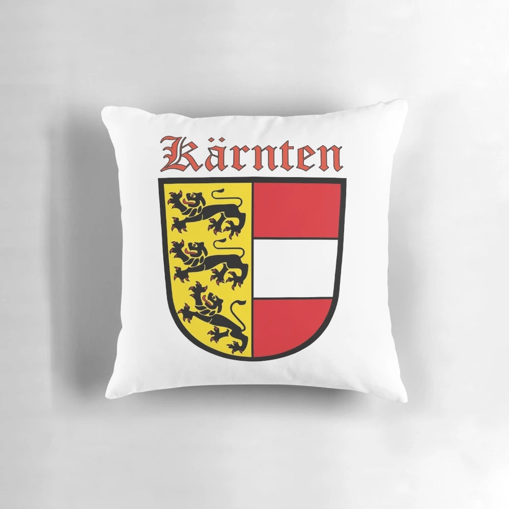 Carinthia coat of arms printed on a soft, comfortable pillow for a cozy and patriotic home decor accent.