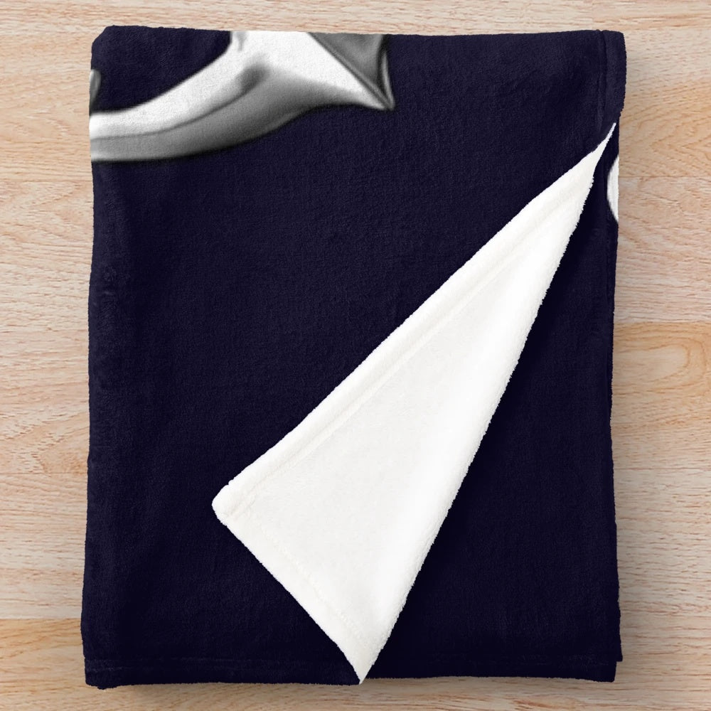 Coast Guard inspired plush blanket