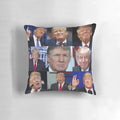 Donald Trump Pillow with American Flag Design
