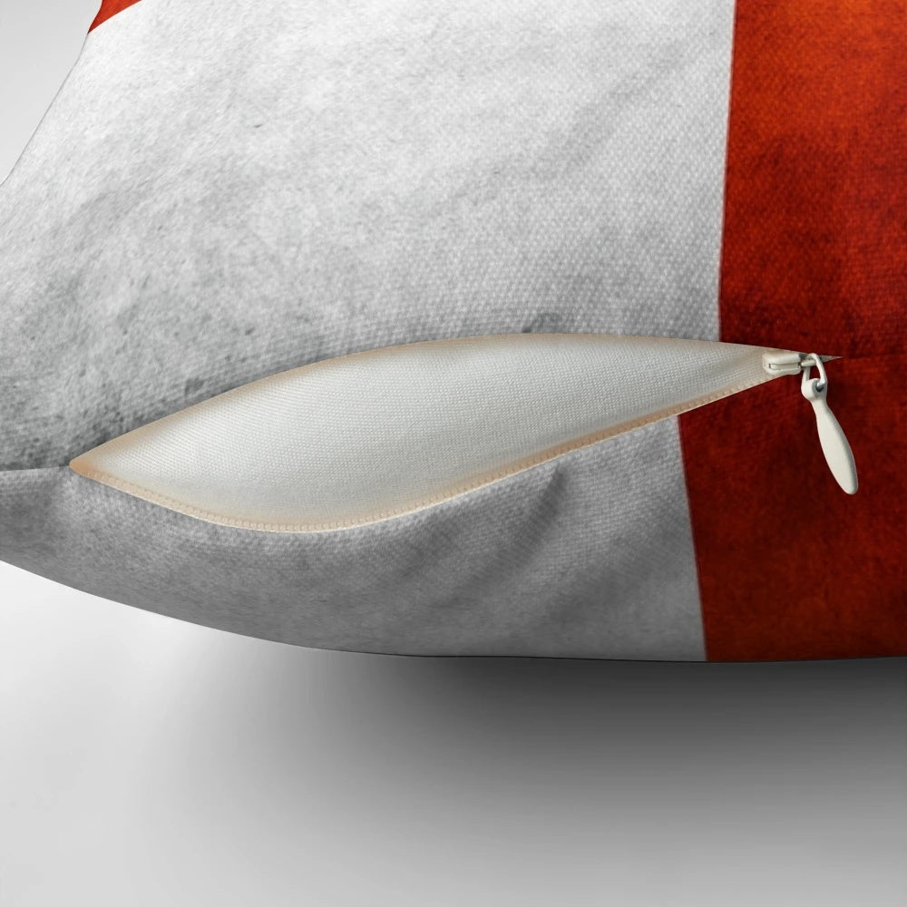 England flag St George's pillow featuring the English flag and St George's cross design