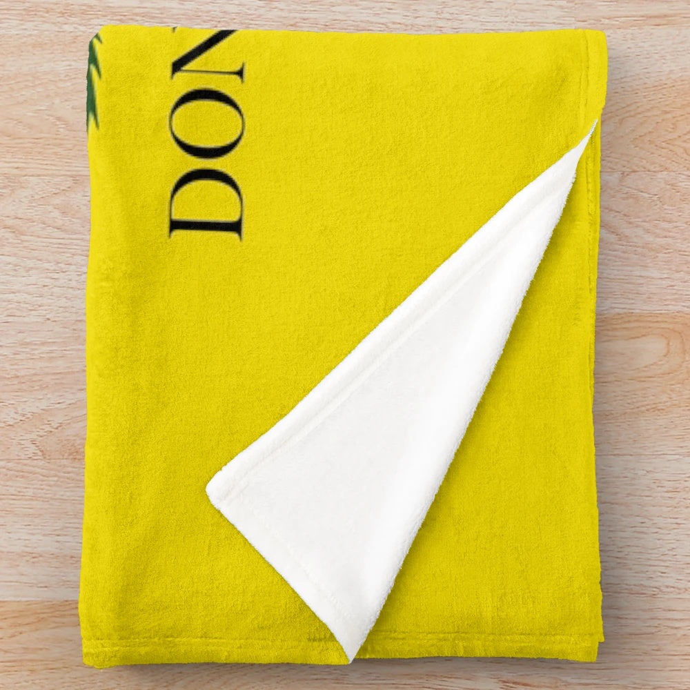 Soft and cozy plush blanket featuring the historic Gadsden Don't Tread On Me flag design