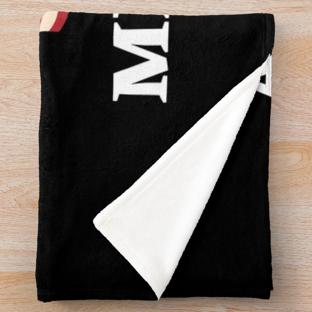 Mechanic American Workforce Plush Blanket featuring the American flag