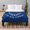 Plush blanket with the United States Air Force symbol