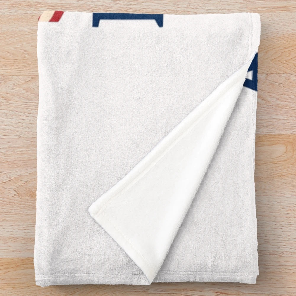 Pilot American Workforce Plush Blanket with American Flag Design