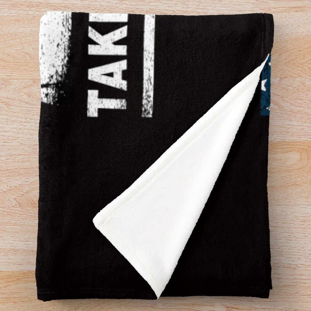 Trump 2024 Plush Blanket with American Flag Design
