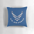 U.S. Air Force Symbol Dark Colors Pillow