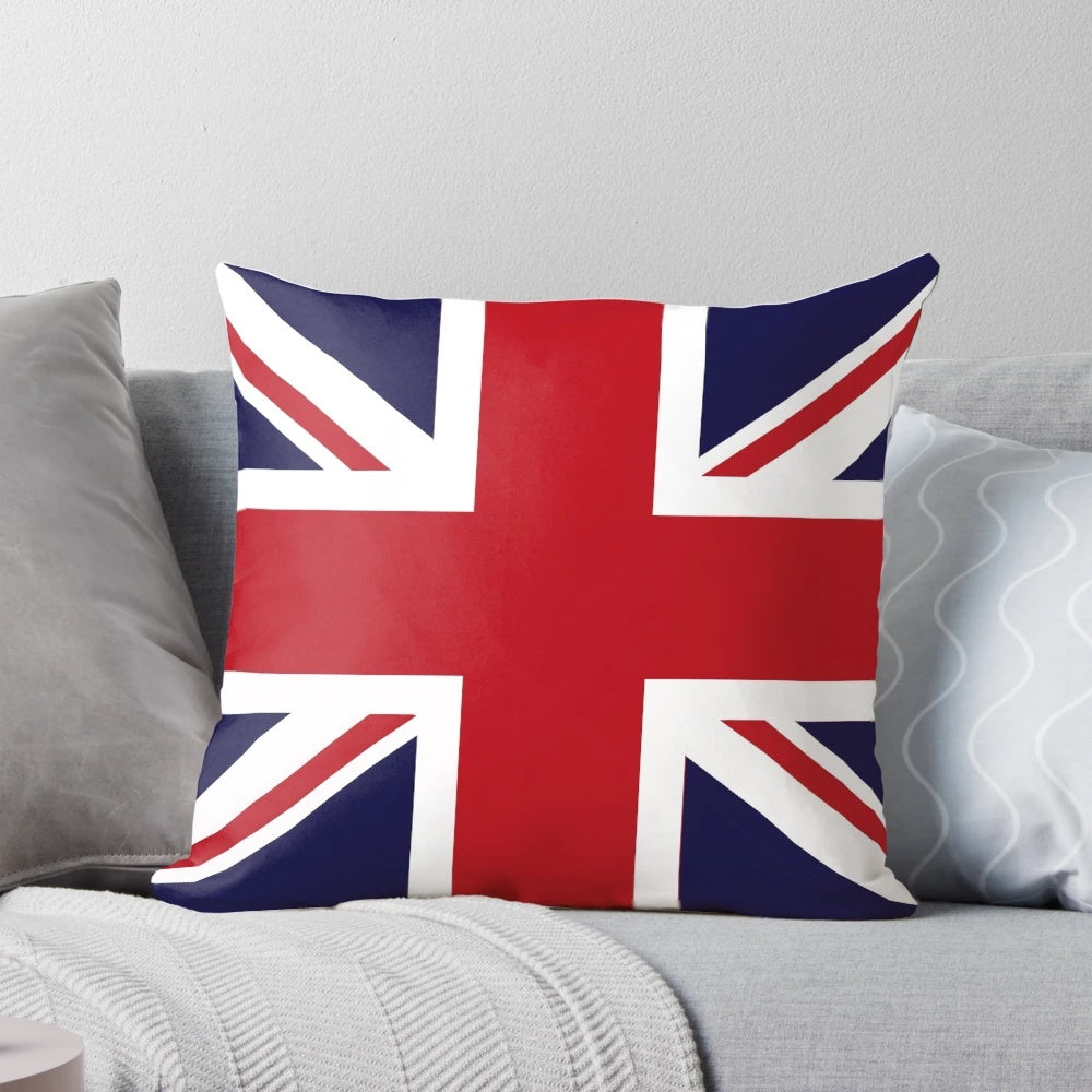 Decorative Union Jack Inspired Pillow
