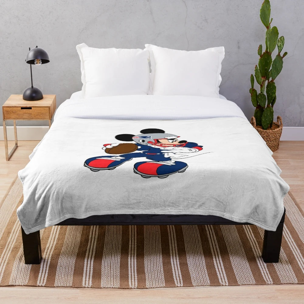 New England Patriots-inspired plush blanket
