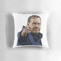Bill Belichick Pillow - Celebrate Your Passion for the Patriots with This High-Quality Soft Cushion