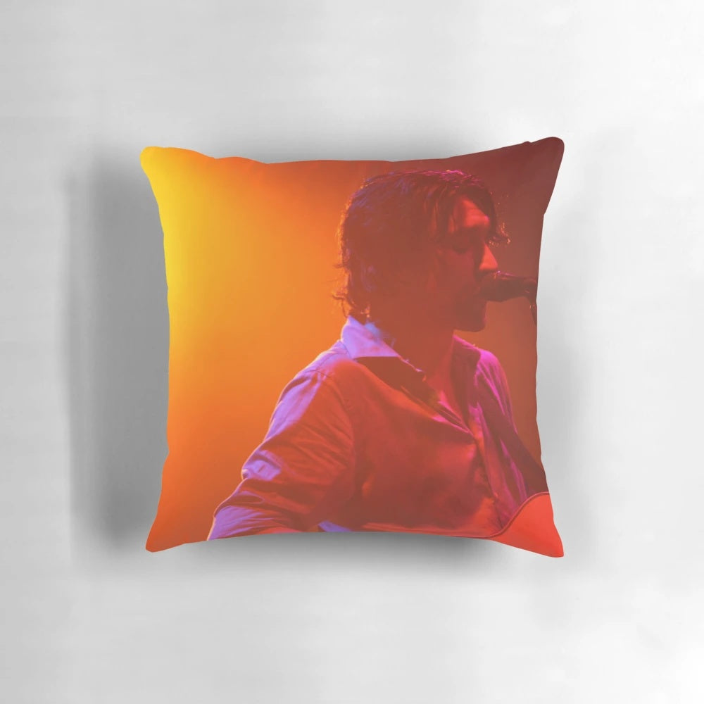 Paul Dempsey performing live at Manning Bar in 2009 printed on a comfortable pillow