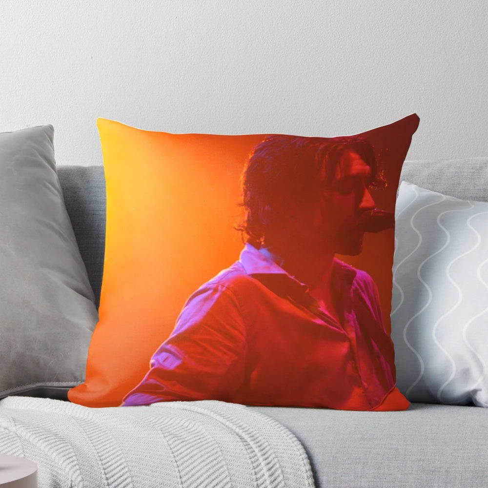 Paul Dempsey performing live at Manning Bar in 2009 printed on a comfortable pillow