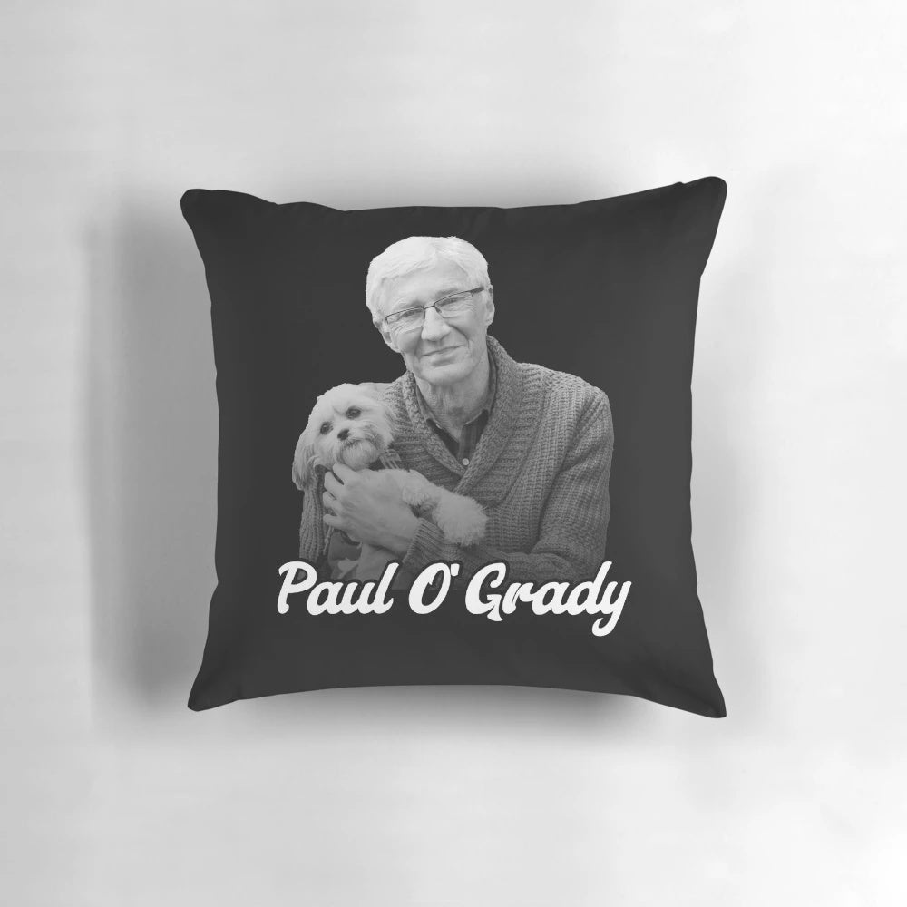 Paul O'Grady Pillow - Soft, Plush Pillow with Iconic Drag Queen and Comedian's Portrait