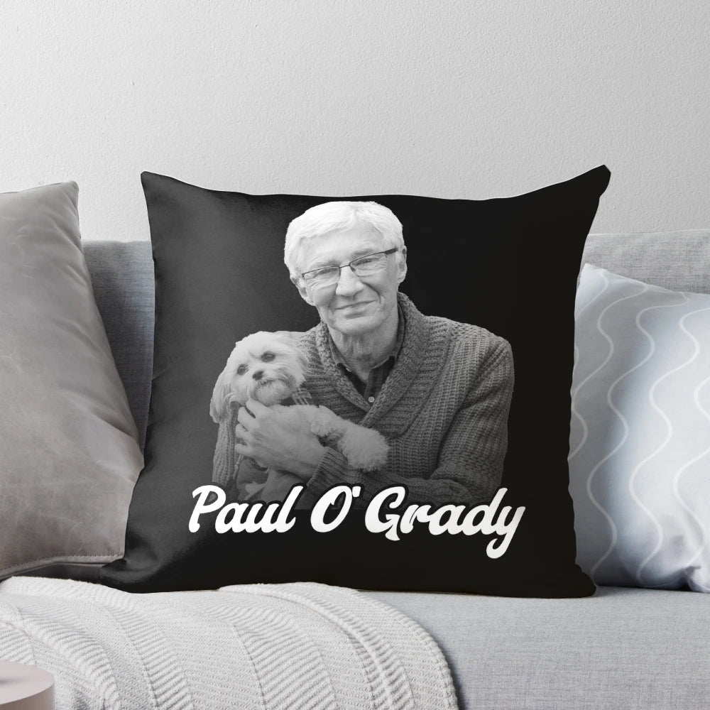 Paul O'Grady Pillow - Soft, Plush Pillow with Iconic Drag Queen and Comedian's Portrait