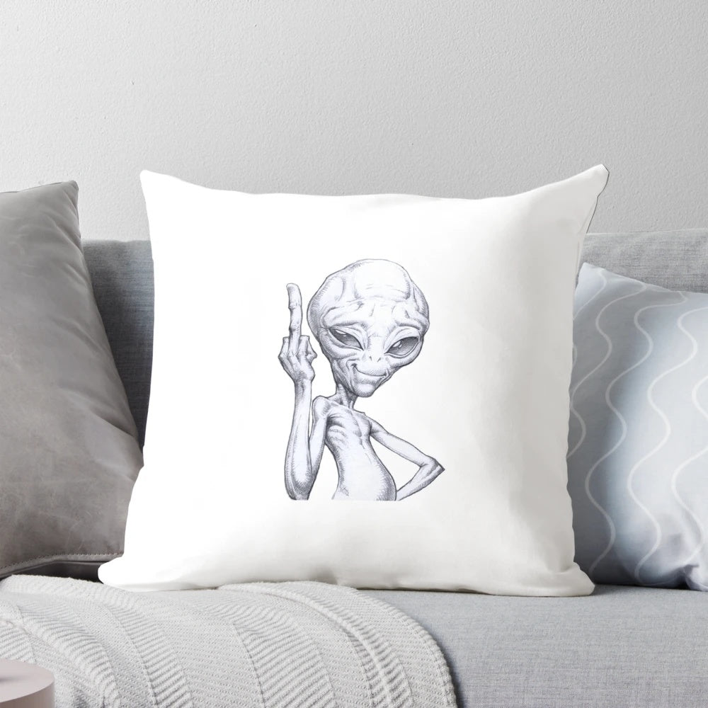 Paul the Alien Comedy Pillow featuring Simon Pegg and Nick Frost