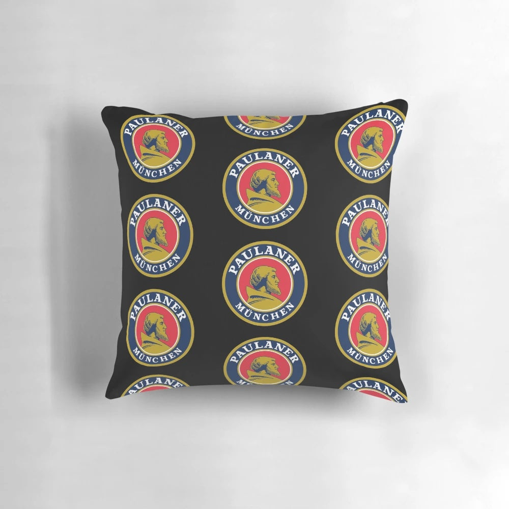 Paulaner Beer Brewery Pillow - Soft and Comfortable Decorative Accent