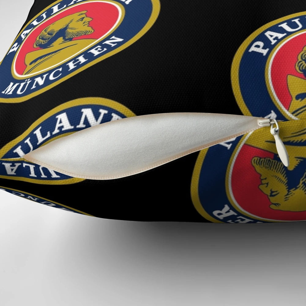 Paulaner Beer Brewery Pillow - Soft and Comfortable Decorative Accent