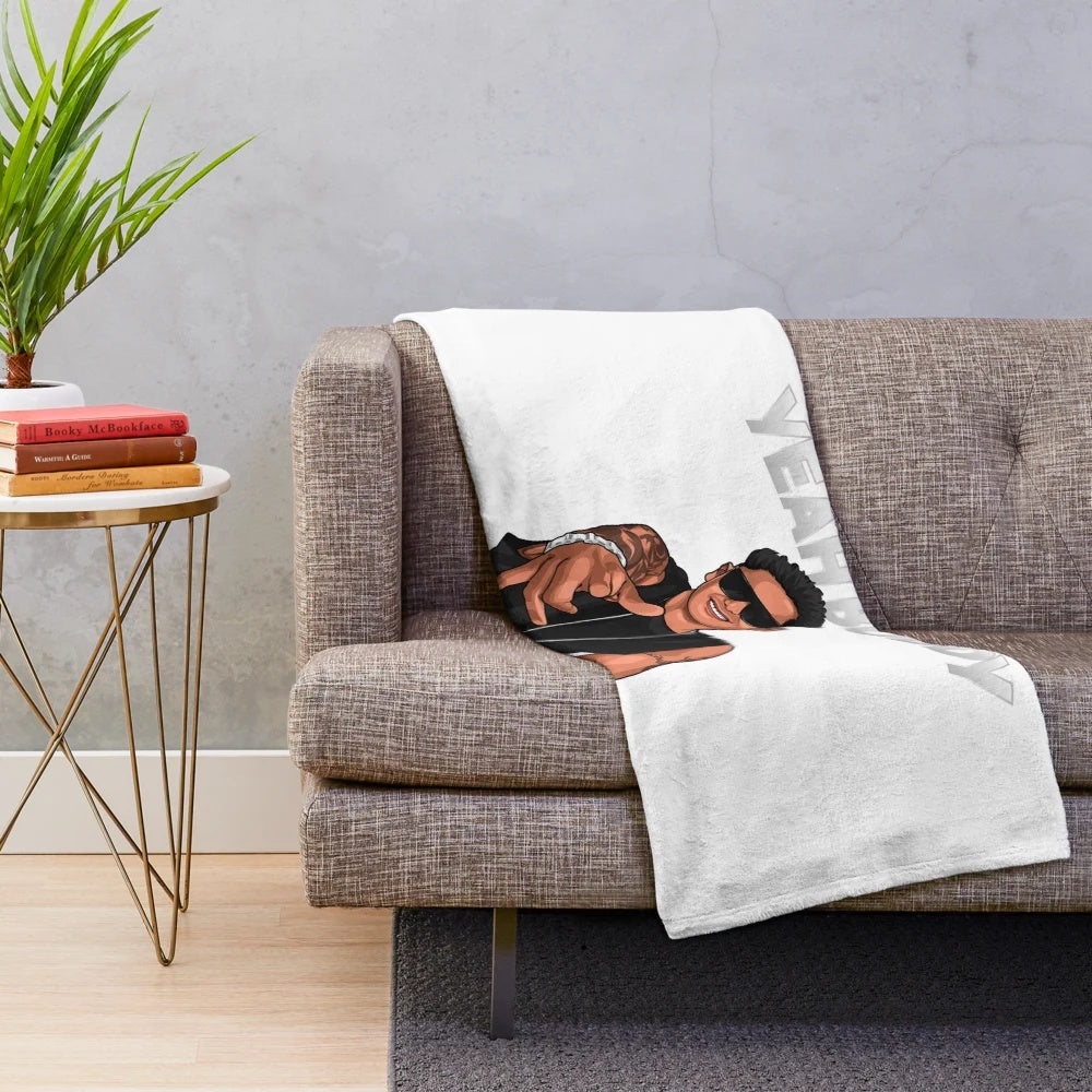 Pauly D Inspired Plush Blanket - Cozy Jersey Shore Themed Throw