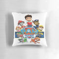 Paw Patrol Team Pillow featuring Marshall, Chase, Rubble, and Skye