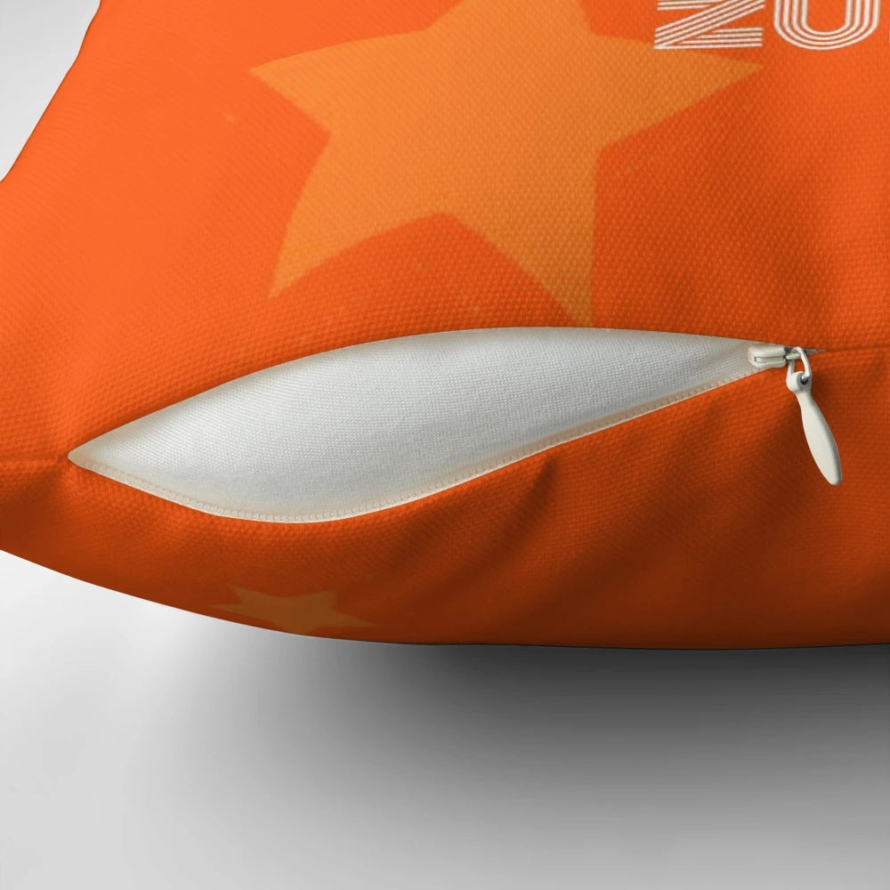Paw Patrol Zuma plush pillow in orange color for kids and toddlers