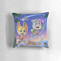Plush pillow featuring the main characters from the action-packed animated series "The Creature Cases