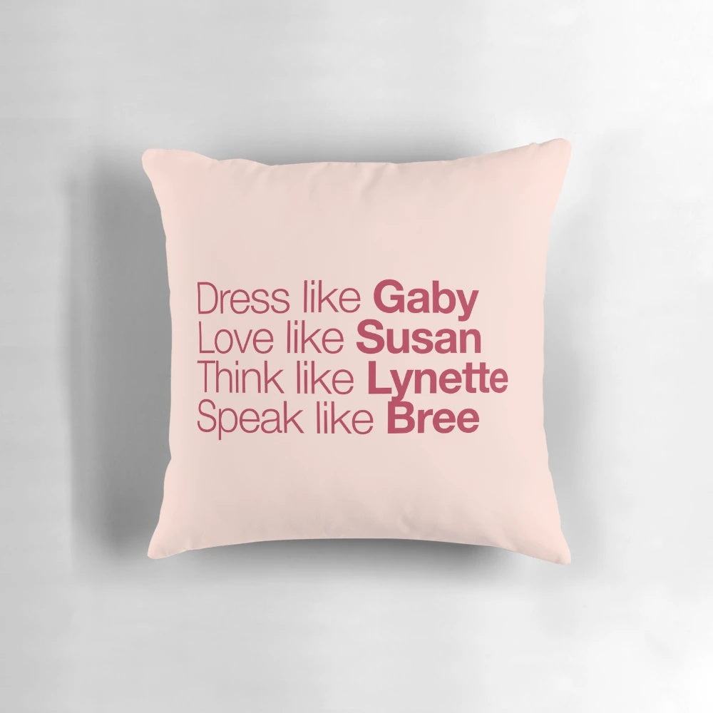 Plush Desperate Housewives-themed Pillow in Peach Color