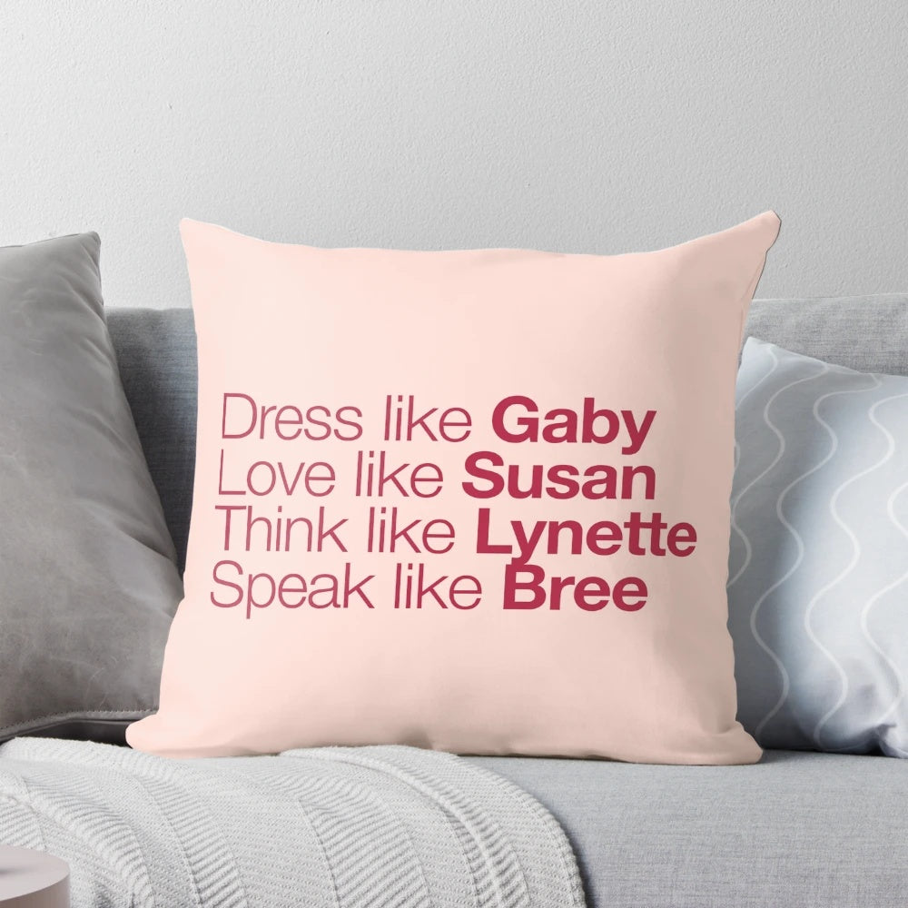 Plush Desperate Housewives-themed Pillow in Peach Color