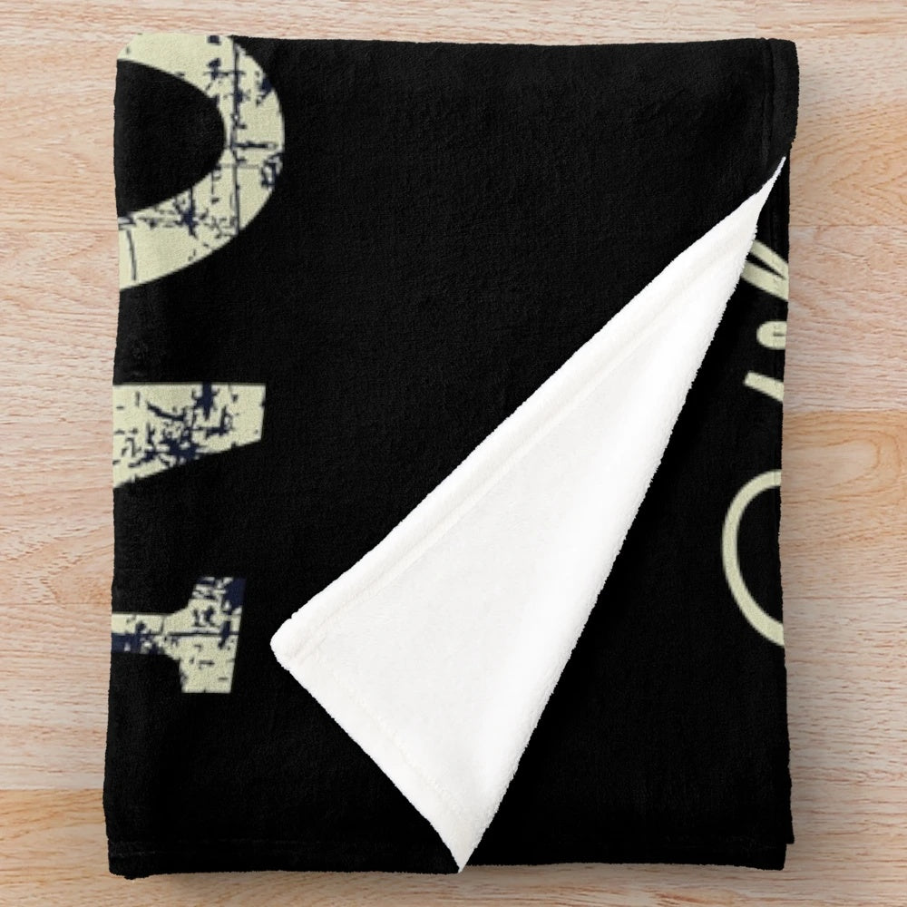 Peaky Blinders inspired plush blanket with a cool, badass quote