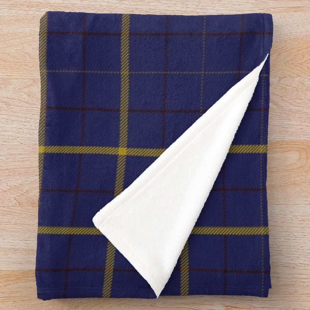 Pearson Clan Scottish Tartan Plush Blanket