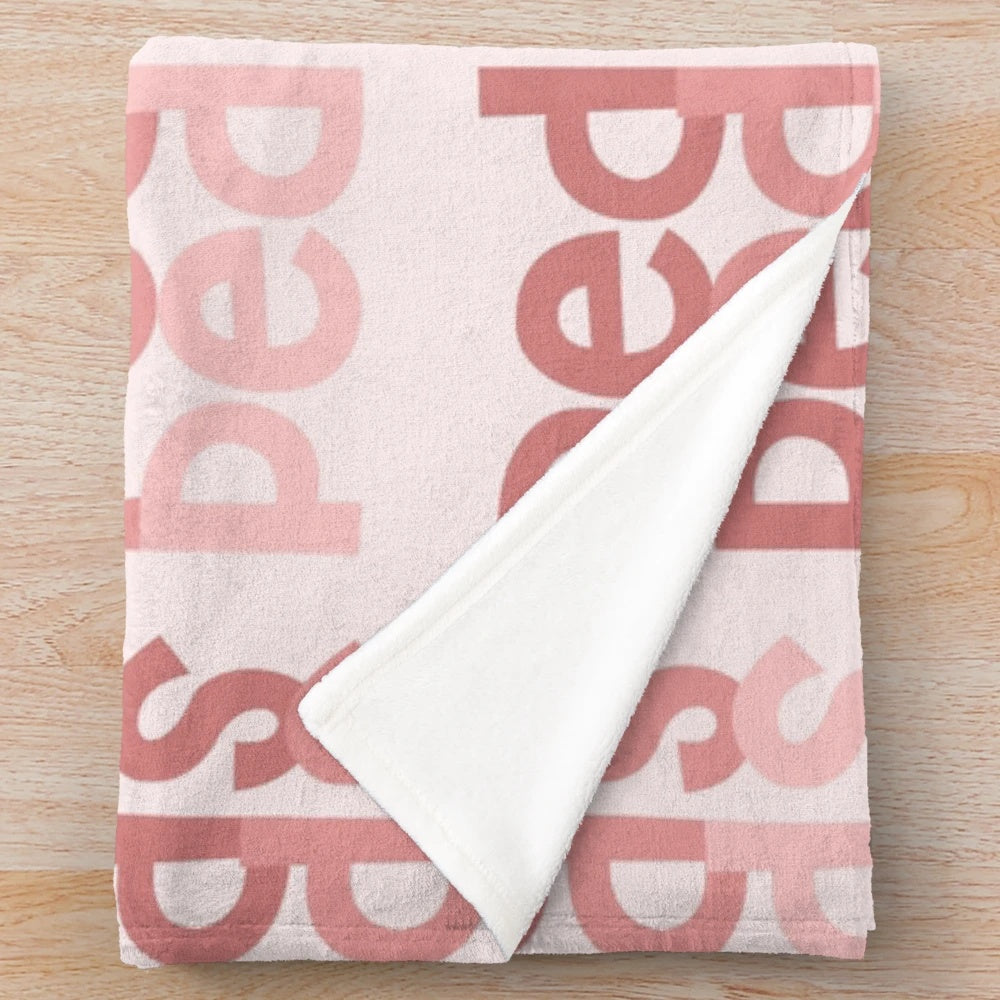 Pediatric occupational therapy plush blanket with floral design